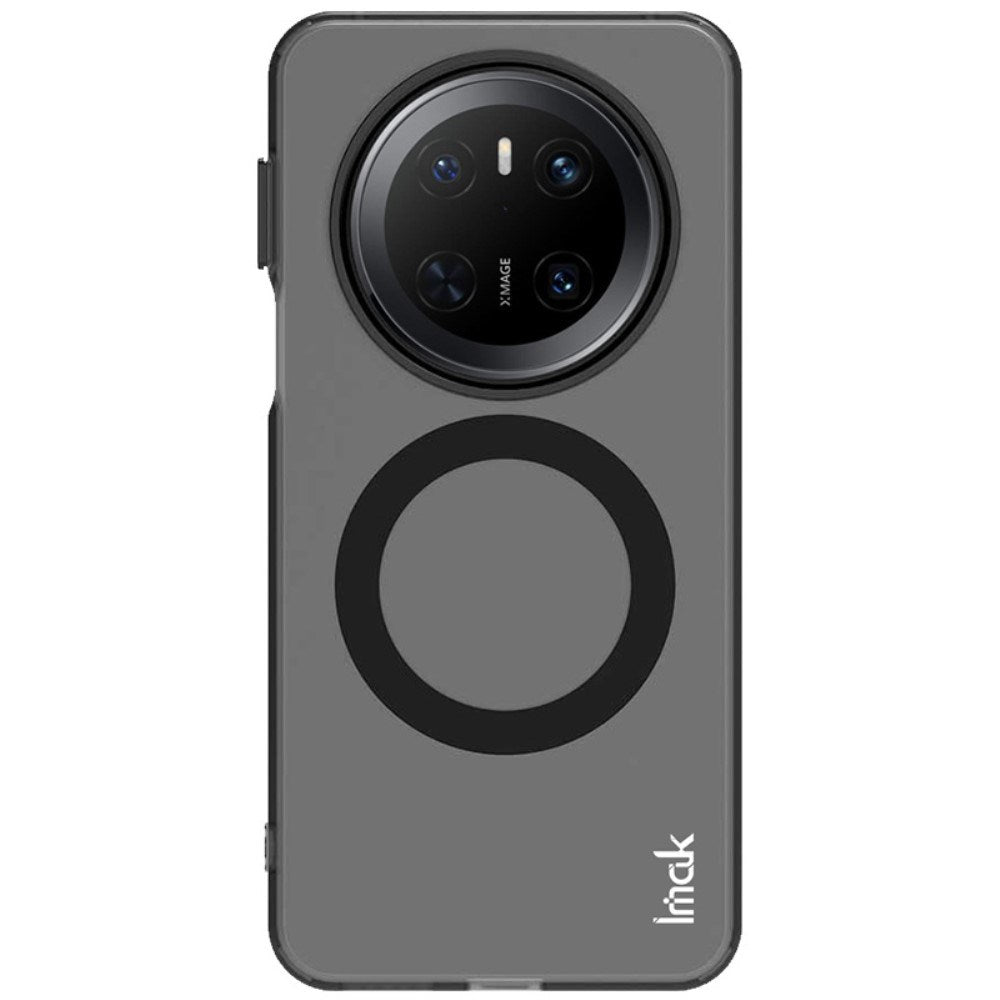 IMAK Huawei Mate 70 Hybrid Plast Deksel - MagSafe Kompatibel - Gjennomsiktig / Svart