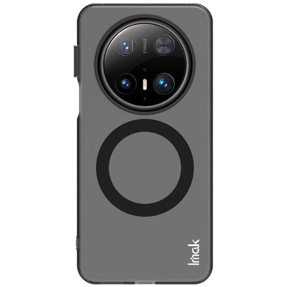IMAK Huawei Mate 70 Pro+ / 70 Pro Hybrid Plast Deksel - MagSafe Kompatibel - Gjennomsiktig / Svart