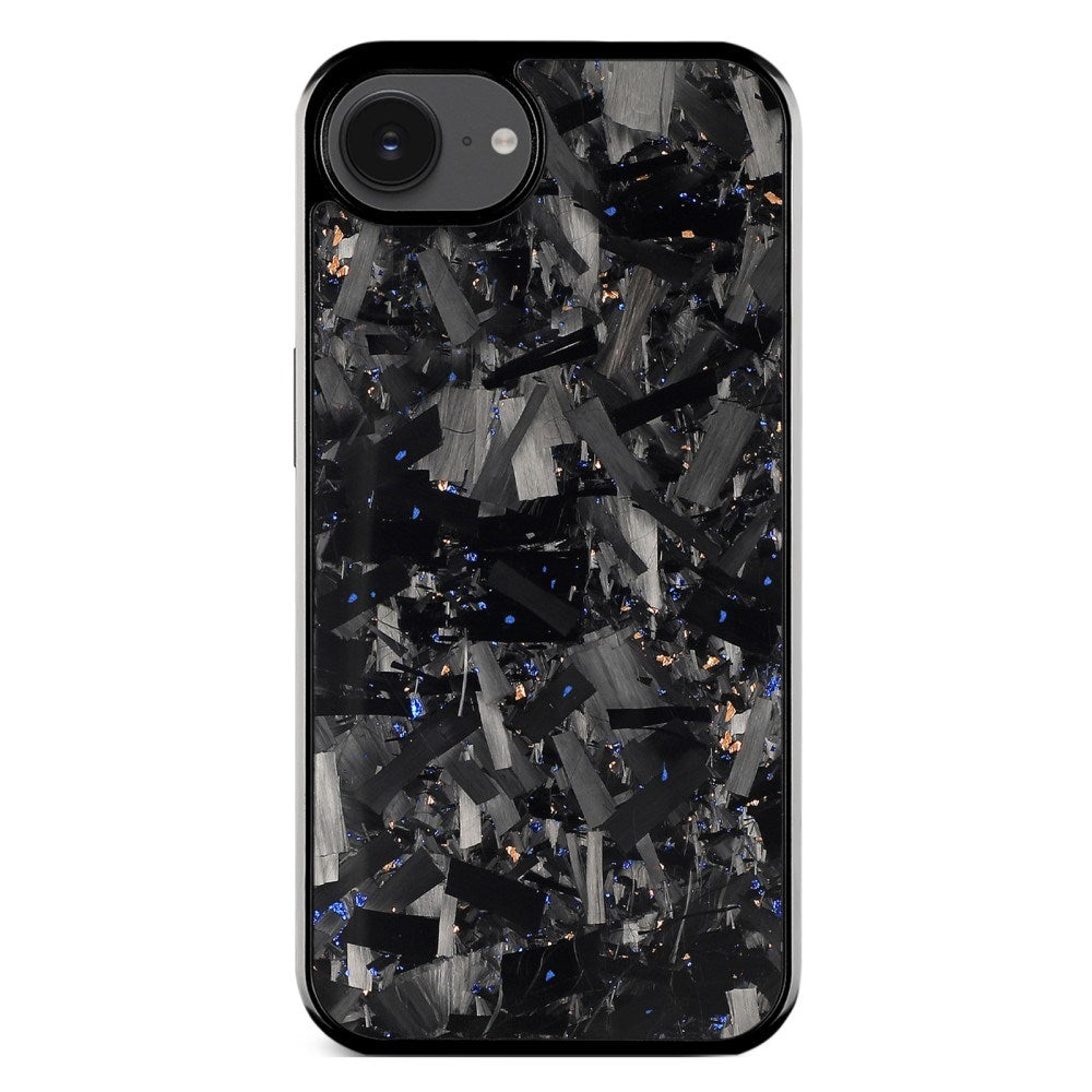 EIDERWOOD iPhone 16e Aramid Fiber Plast Deksel - Blå / Gull