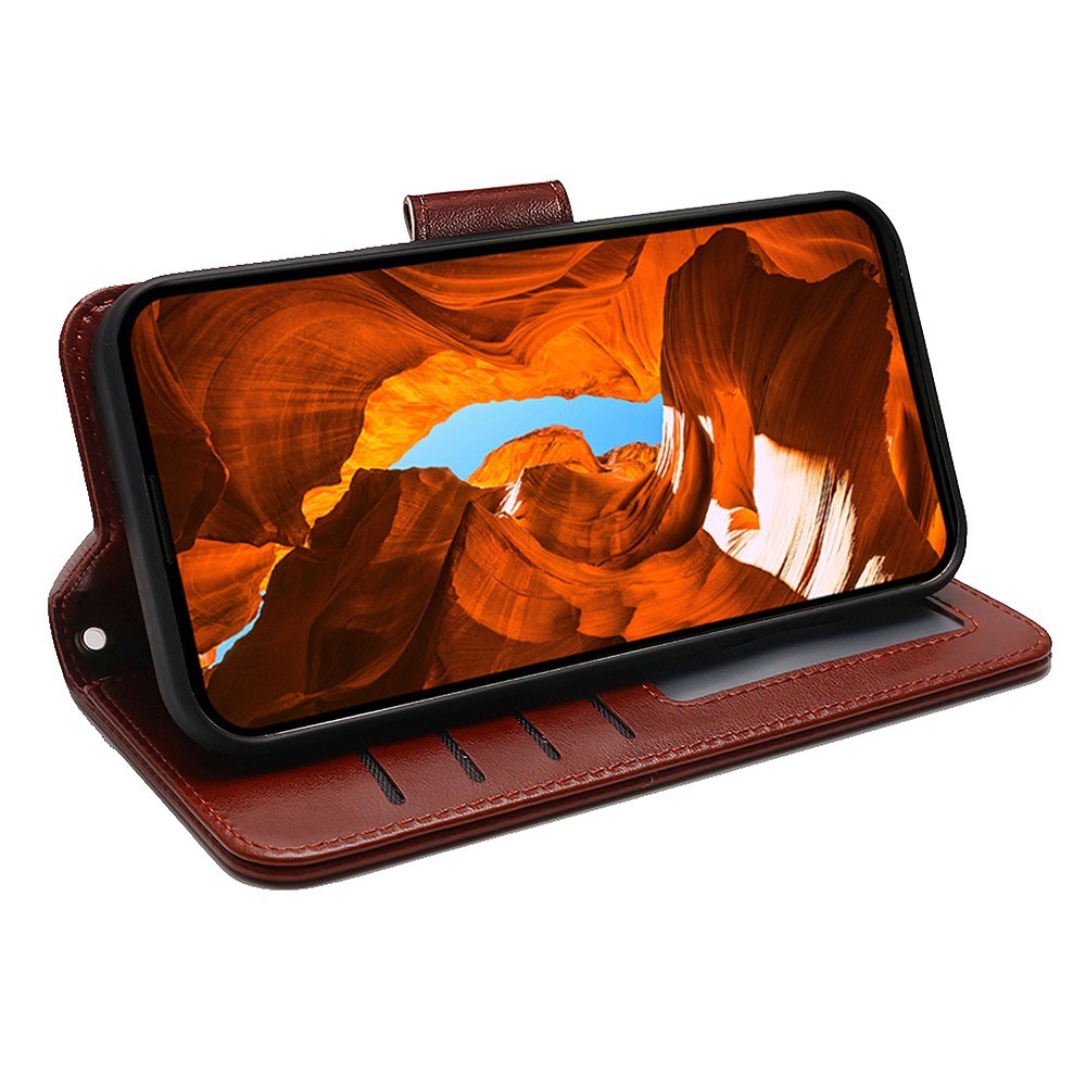 EIDERWOOD Xiaomi 15 Ultra Kunstskinn Flip Deksel - Brun