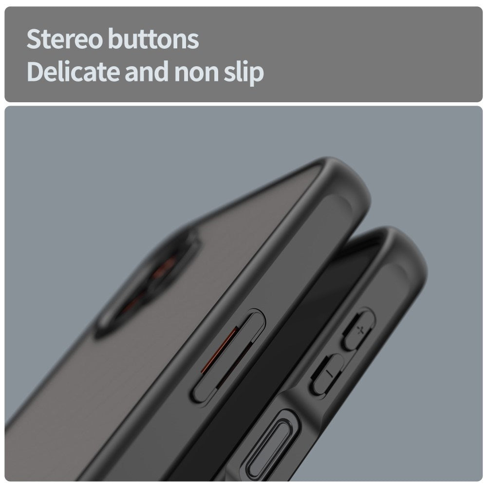 EIDERWOOD Samsung Galaxy Xcover 7 Pro Hybrid Plast Deksel med Matt Bakside - Gjennomsiktig / Svart