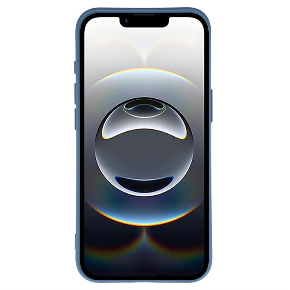 iPhone 16e Sett med Fleksibelt Plast Deksel - Skjermbeskytter - Stropp - Blå