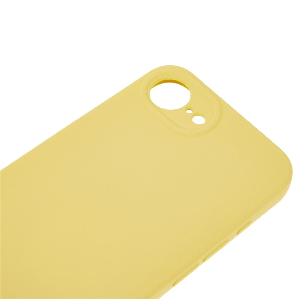 iPhone 17e / 16e EIDERWOOD Fôret Fleksibelt Plast Deksel m. Stropp - Gul