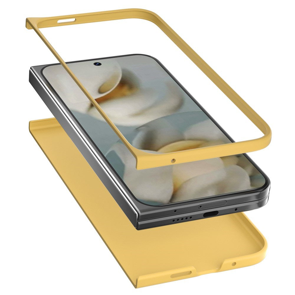 EIDERWOOD Google Pixel 10 Pro Fold Matt Hard Plast Deksel - Gul