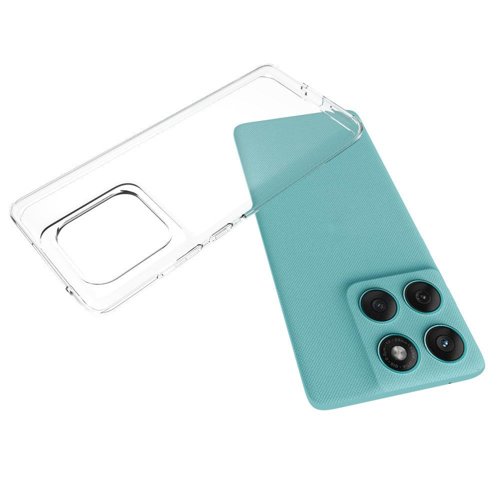 EIDERWOOD Motorola Edge 60 Fusion Fleksibelt Plast Deksel - Gjennomsiktig