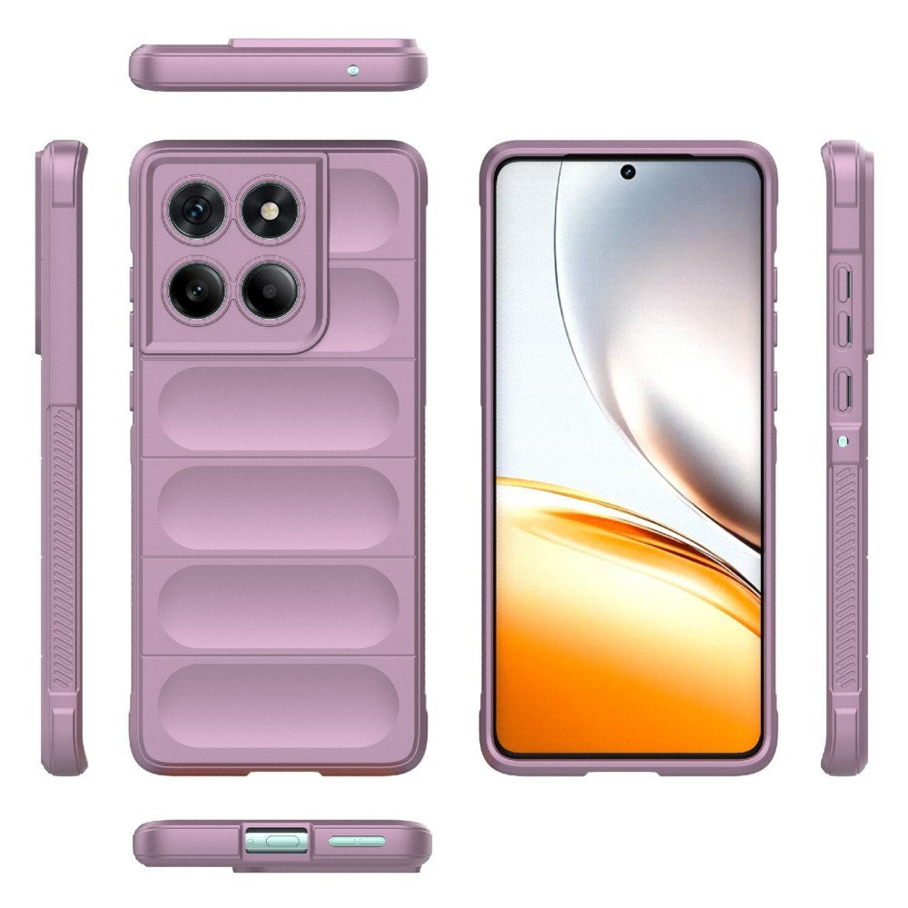 EIDERWOOD Motorola Edge 60 Fusion Fleksibelt Plast Deksel - Lilla