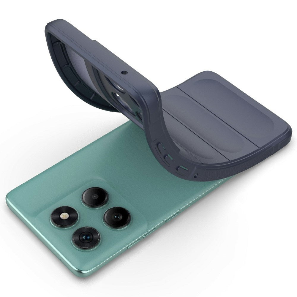 EIDERWOOD Motorola Edge 60 Fusion Fleksibelt Plast Deksel - Blå