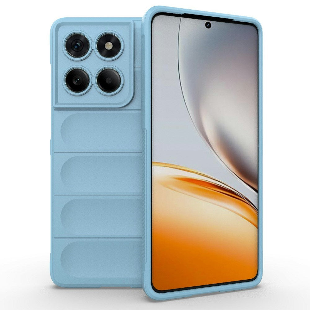 EIDERWOOD Motorola Edge 60 Fusion Fleksibelt Plast Deksel - Lysblå