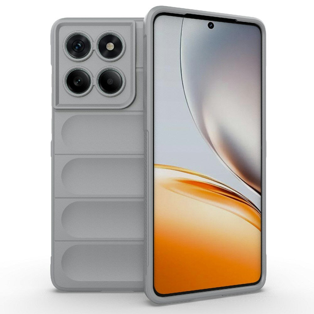 EIDERWOOD Motorola Edge 60 Fusion Fleksibelt Plast Deksel - Lysgrå