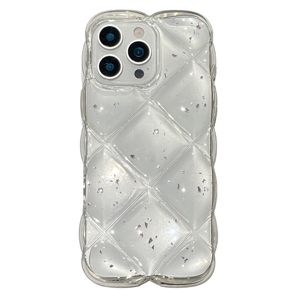 iPhone 16 Pro Max EIDERWOOD Teksturert Fleksibelt Plast Deksel – Gjennomsiktig / Lilla