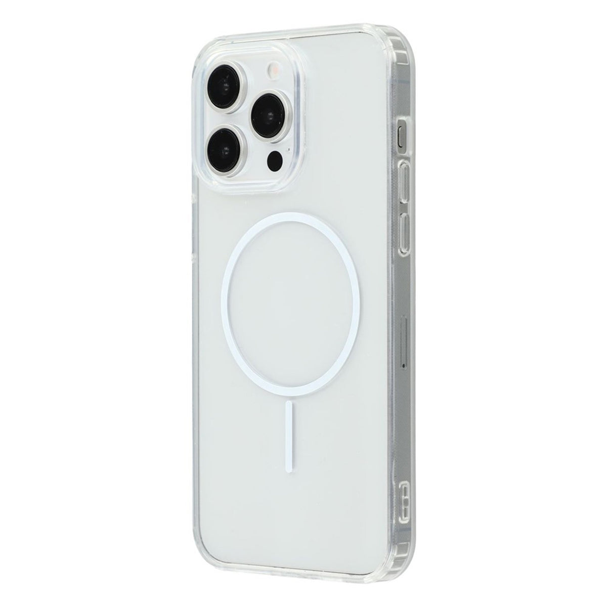 iPhone 15 Pro Max EIDERWOOD Hybrid Plast Deksel - MagSafe Kompatibel - Gjennomsiktig / Hvit