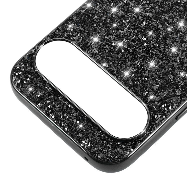 EIDERWOOD Google Pixel 10 / 10 Pro Glitter Deksel - Svart