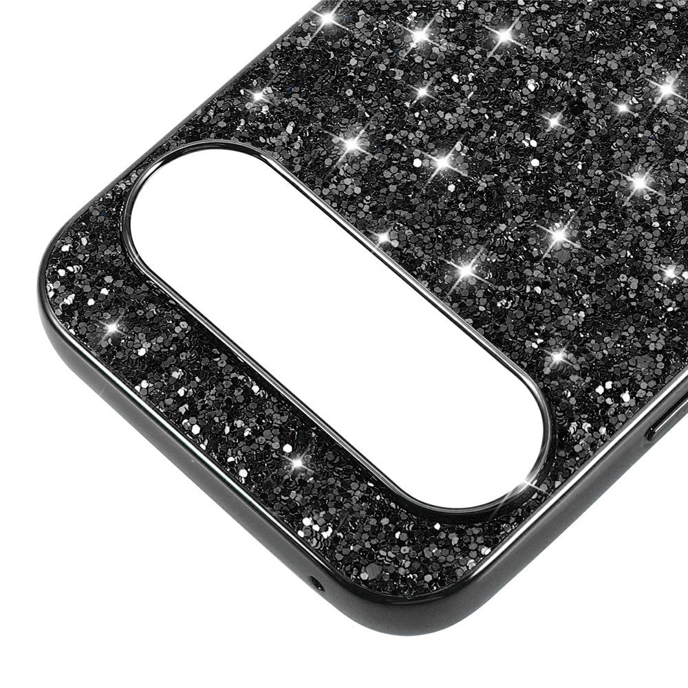 EIDERWOOD Google Pixel 10 Pro XL Glitter Deksel - Svart