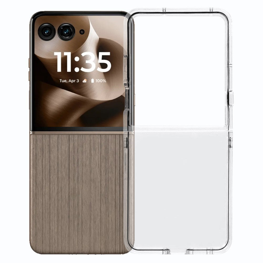 EIDERWOOD Motorola Razr 60 Ultra Hardt Plast Deksel - Gjennomsiktig