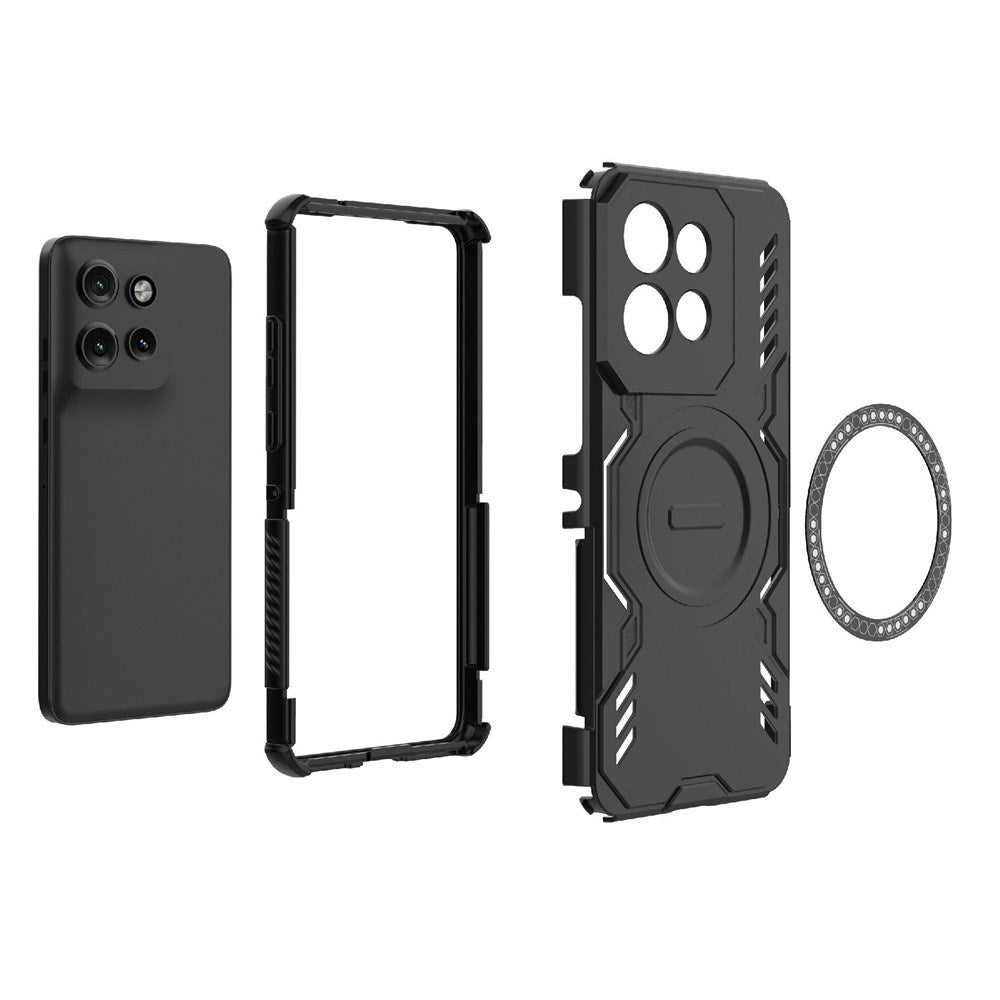 Motorola Edge 60 Neo / Edge 50 Neo / ThinkPhone 25 EIDERWOOD Håndverker Deksel – MagSafe Kompatibelt – Blå