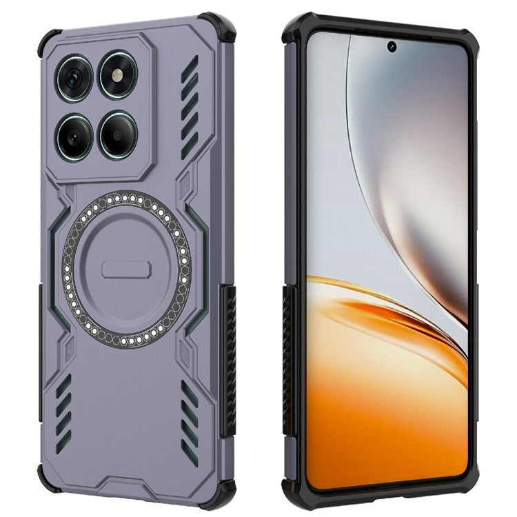 EIDERWOOD Motorola Edge 60 / Edge 60 Fusion Hybrid Plast Deksel m. Varmeavledning - Lilla