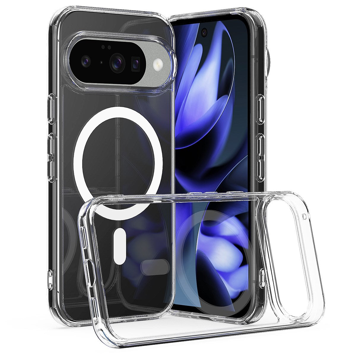 EIDERWOOD Google Pixel 10 Hybrid Plast Deksel - MagSafe Kompatibel - Gjennomsiktig