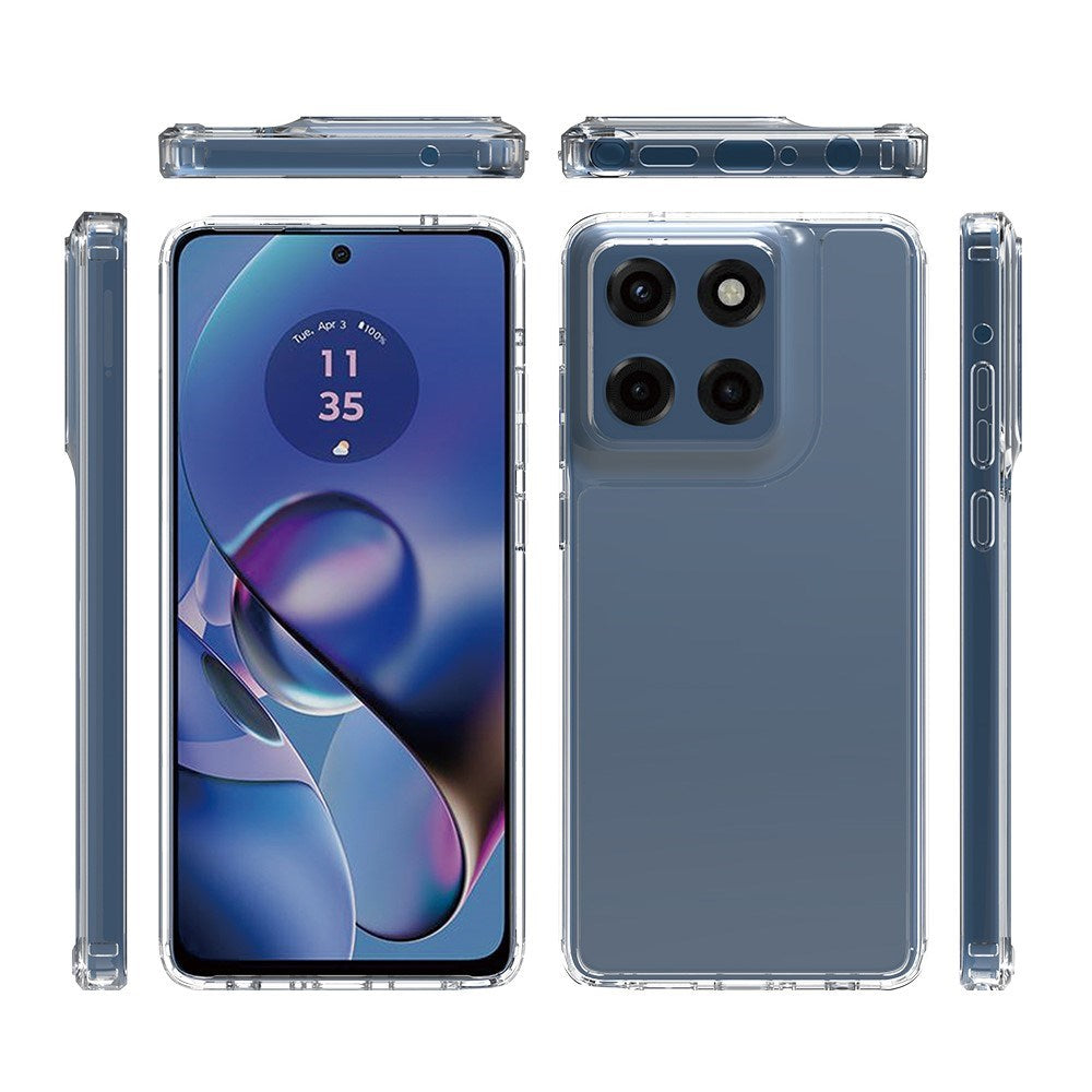 Motorola Moto G Stylus 5G (2025) / Edge 60 Stylus EIDERWOOD Hybrid Plast Deksel - Gjennomsiktig
