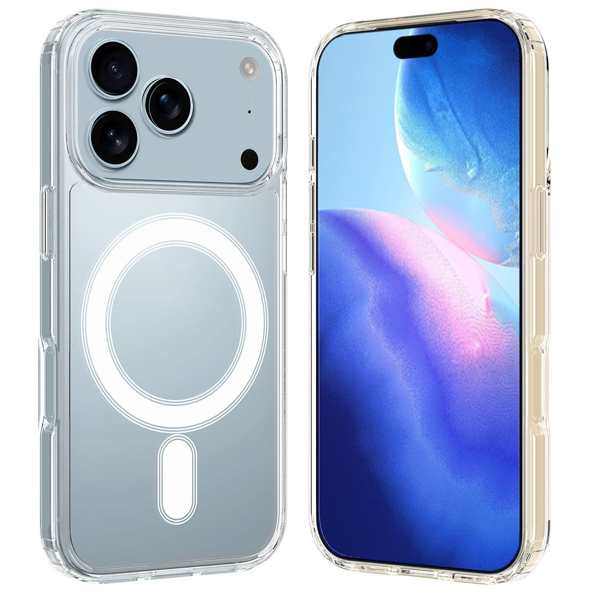 EIDERWOOD iPhone 17 Pro Max Hybrid Plast Deksel - MagSafe Kompatibel - Gjennomsiktig