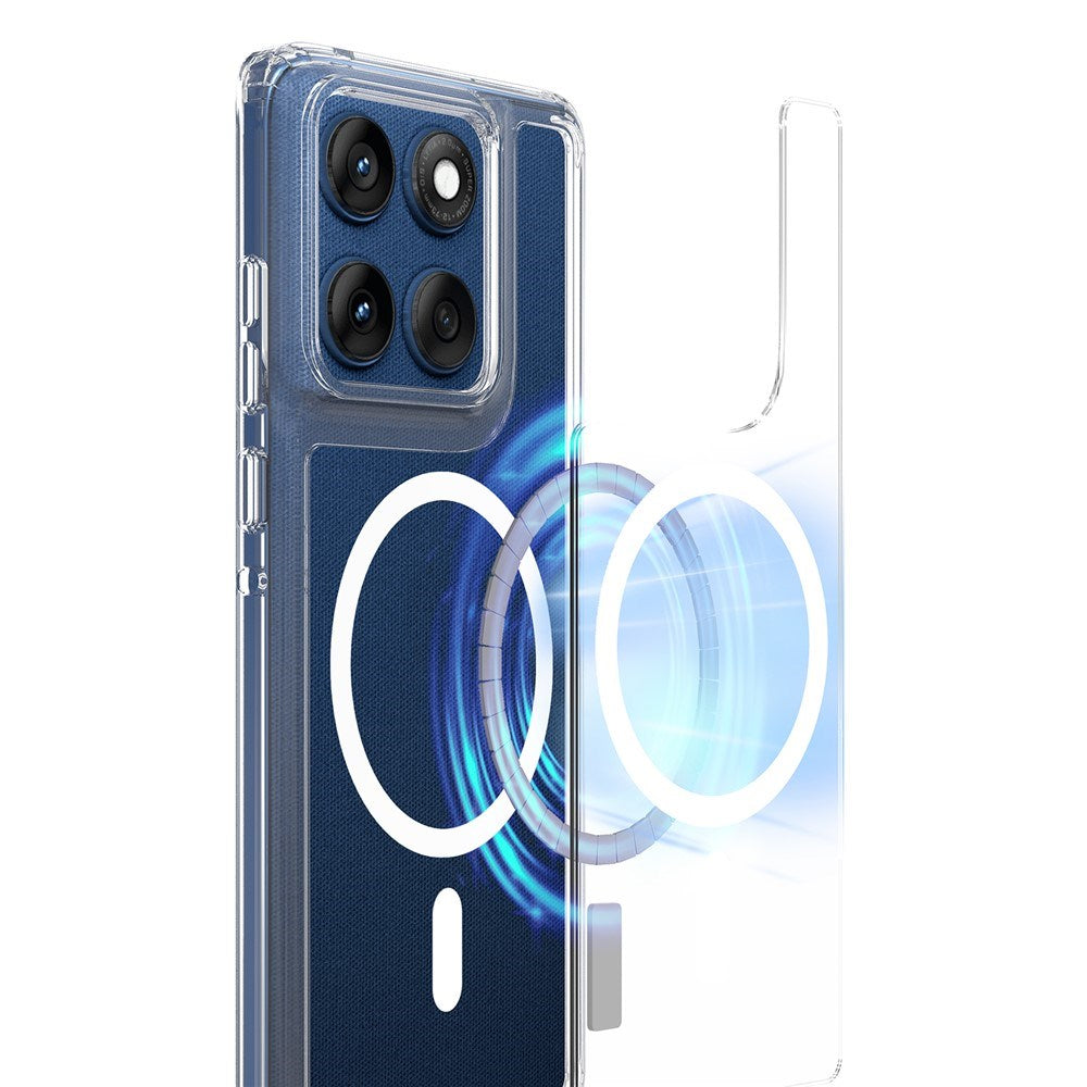 EIDERWOOD Motorola Edge 60s / Edge 60 Fusion / Edge 60 MagSafe-deksel - Gjennomsiktig