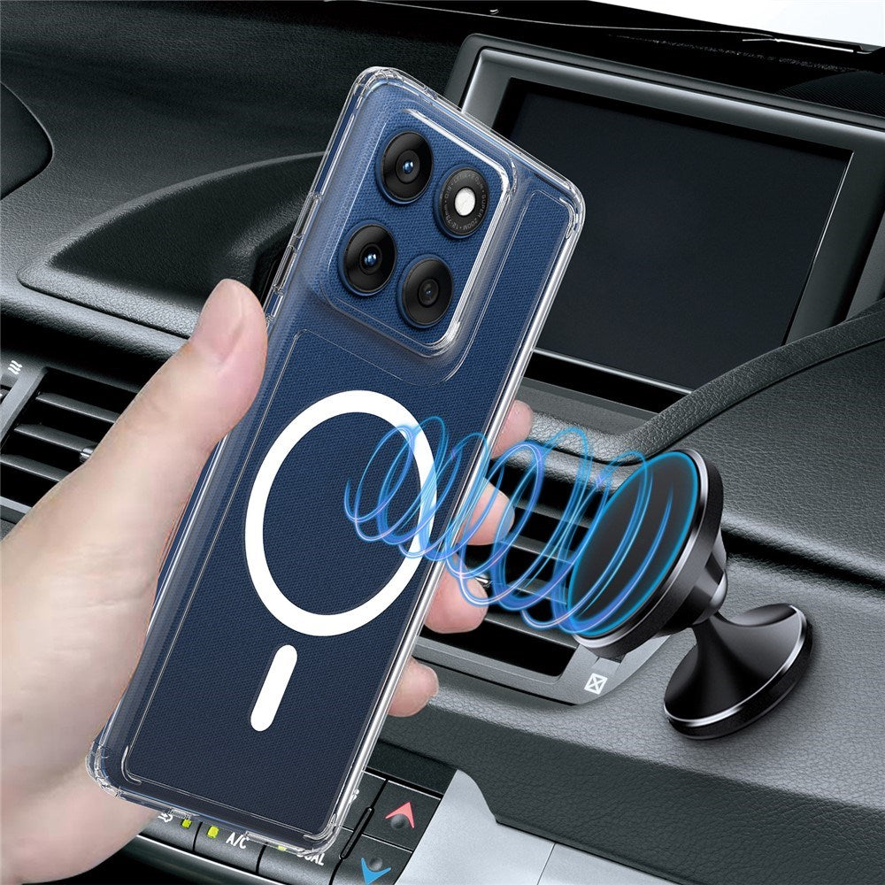 EIDERWOOD Motorola Edge 60s / Edge 60 Fusion / Edge 60 MagSafe-deksel - Gjennomsiktig