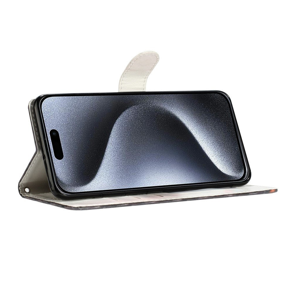 EIDERWOOD iPhone Air Kunstskinn Flip Deksel m. Lommebok & Stropp - Kattunge