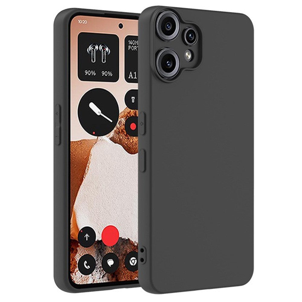 Nothing CMF Phone 2 Pro EIDERWOOD Matt Fleksibel Plast Deksel - Svart