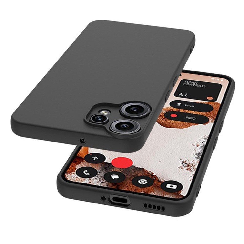 Nothing CMF Phone 2 Pro EIDERWOOD Matt Fleksibel Plast Deksel - Svart