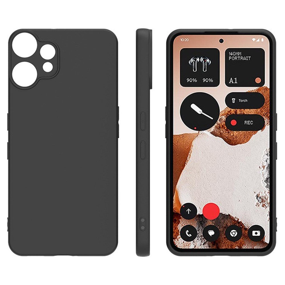 Nothing CMF Phone 2 Pro EIDERWOOD Matt Fleksibel Plast Deksel - Svart