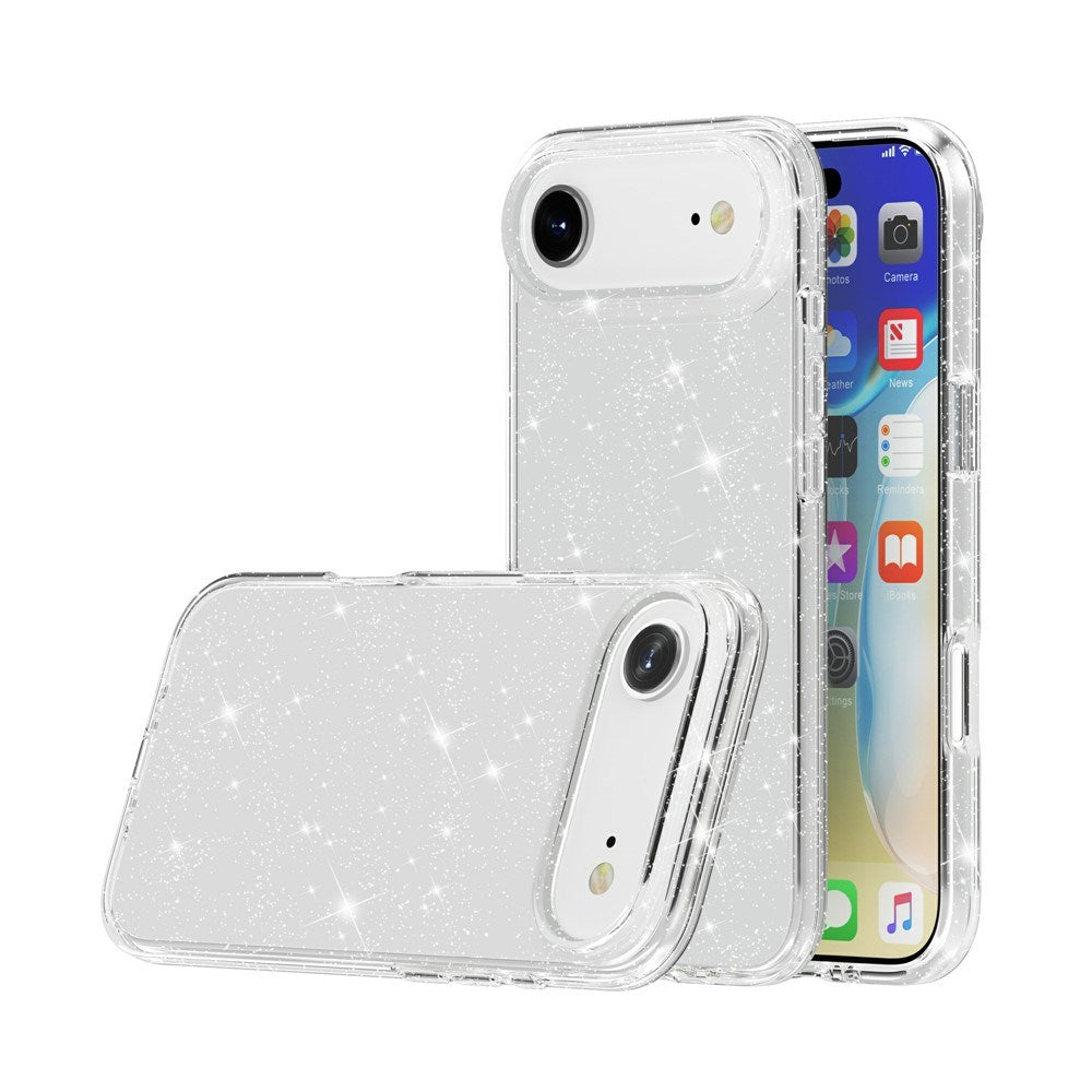 EIDERWOOD iPhone Air Hybrid Plast Deksel - Hvit Glitter