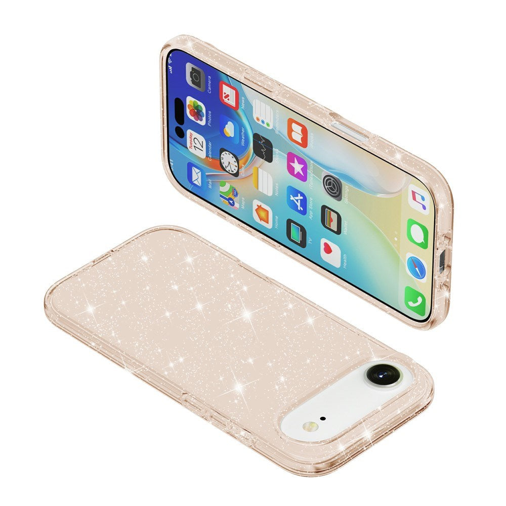 EIDERWOOD iPhone Air Hybrid Plast Deksel - Gull Glitter