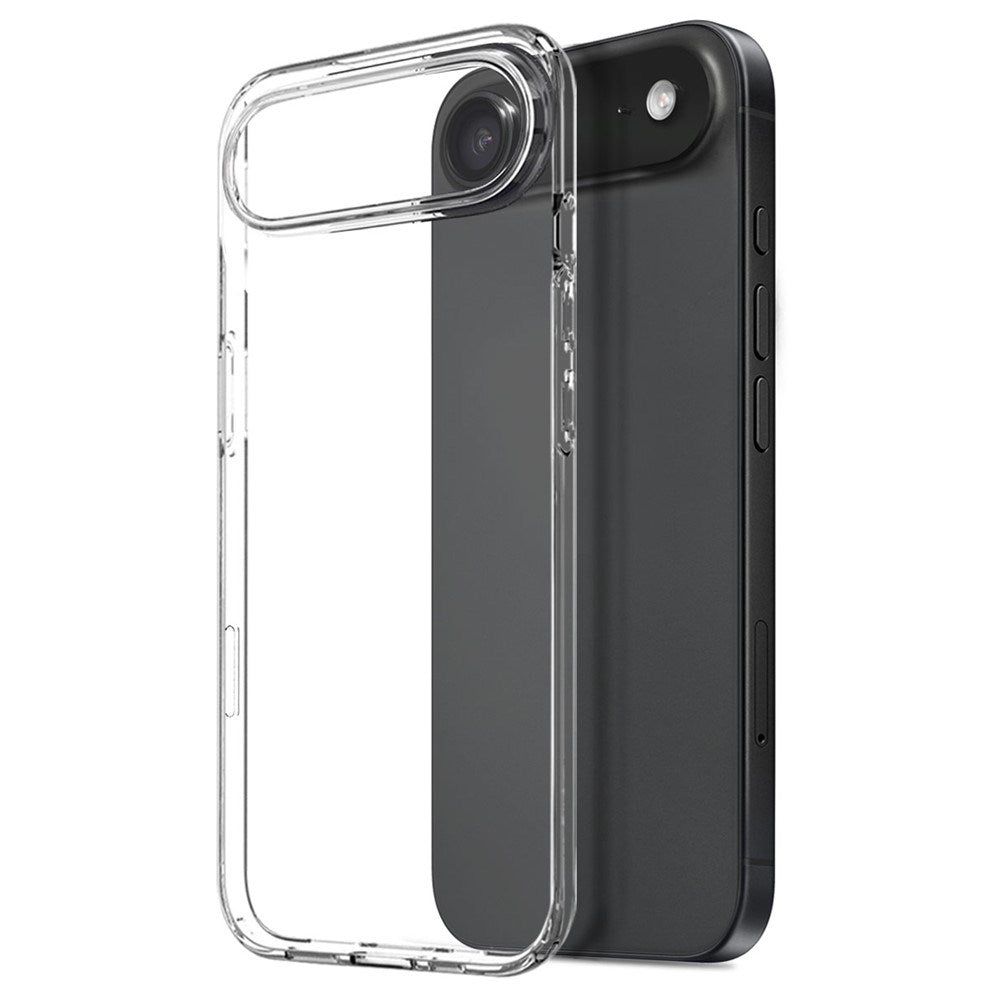 NORTHJO iPhone Air 3-i-1 Beskyttelsessett m. Fleksibelt Plast Deksel / Herdet Skjermbeskyttelsesglass / Kameralinsebeskytterglass - Gjennomsiktig