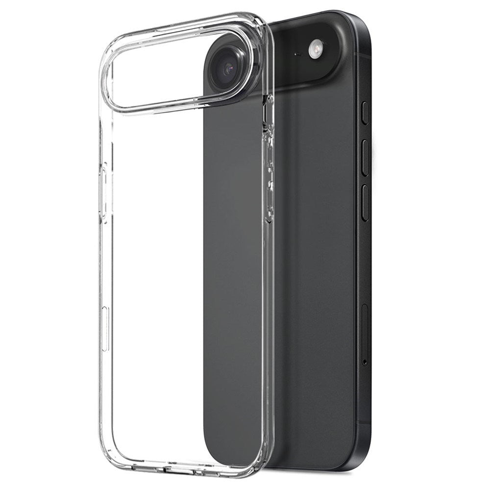 NORTHJO iPhone Air 2-i-1 Beskyttelsessett m. Fleksibelt Plast Deksel & Herdet Skjermbeskyttelsesglass - Gjennomsiktig
