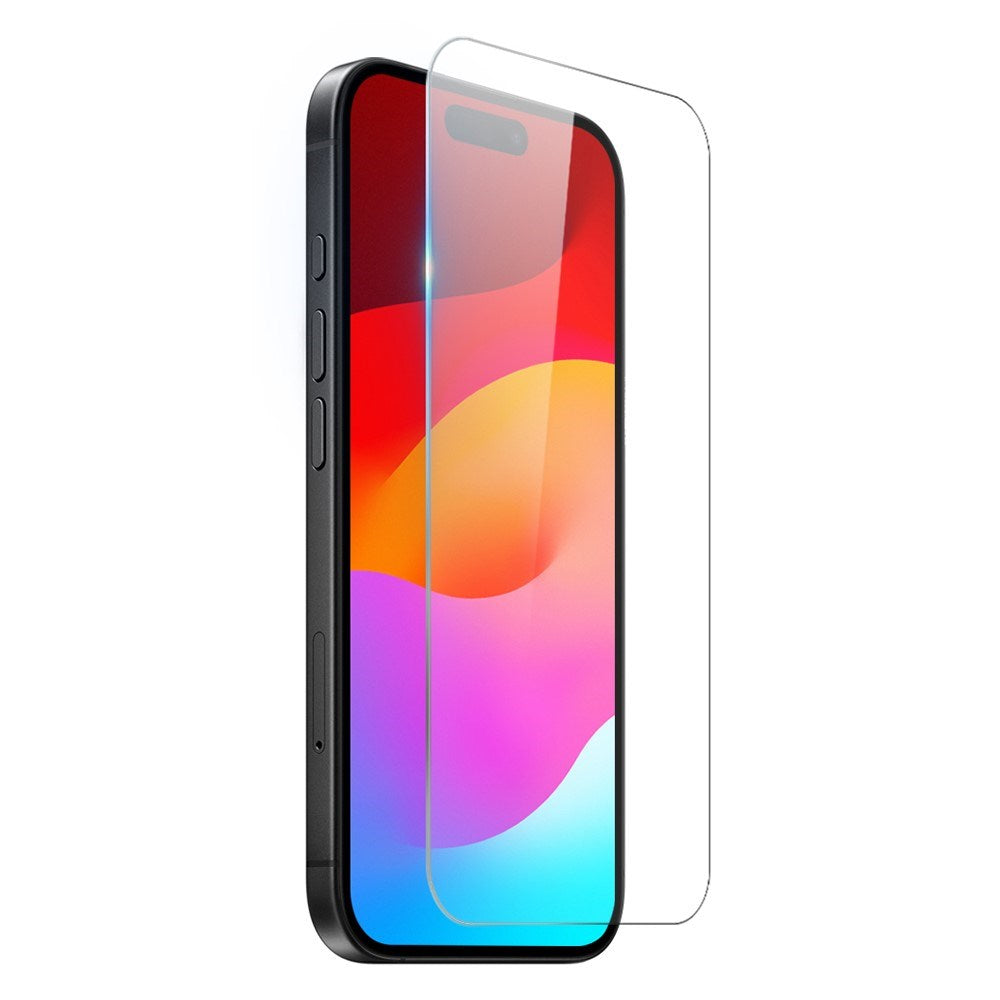 NORTHJO iPhone Air 3-i-1 Beskyttelsessett m. Støtabsorberende Fleksibelt Plast Deksel / Herdet Skjermbeskyttelsesglass / Kameralinsebeskytterglass - Gjennomsiktig