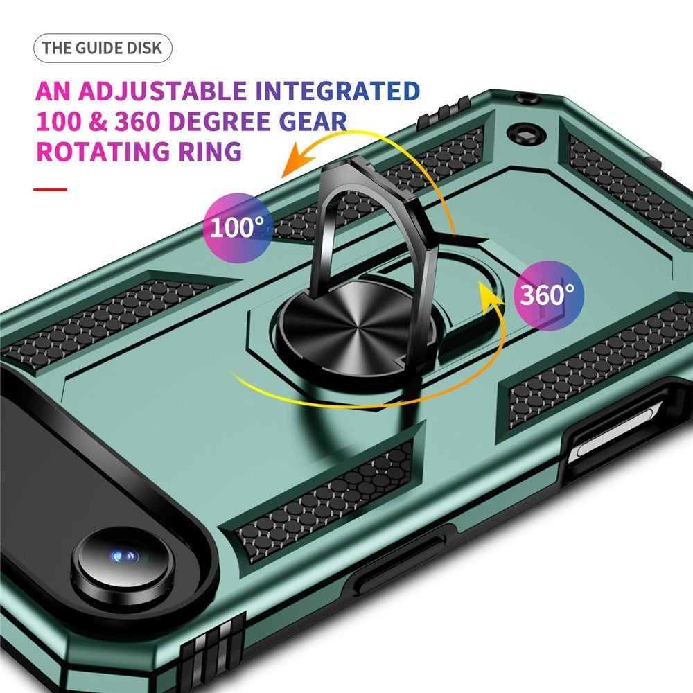 EIDERWOOD iPhone Air Hybrid Håndverker Deksel m. Kickstand - Grønn