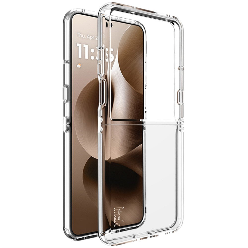 Motorola Razr 70 Ultra / 60 Ultra IMAK Fleksibelt Plast Deksel - Gjennomsiktig