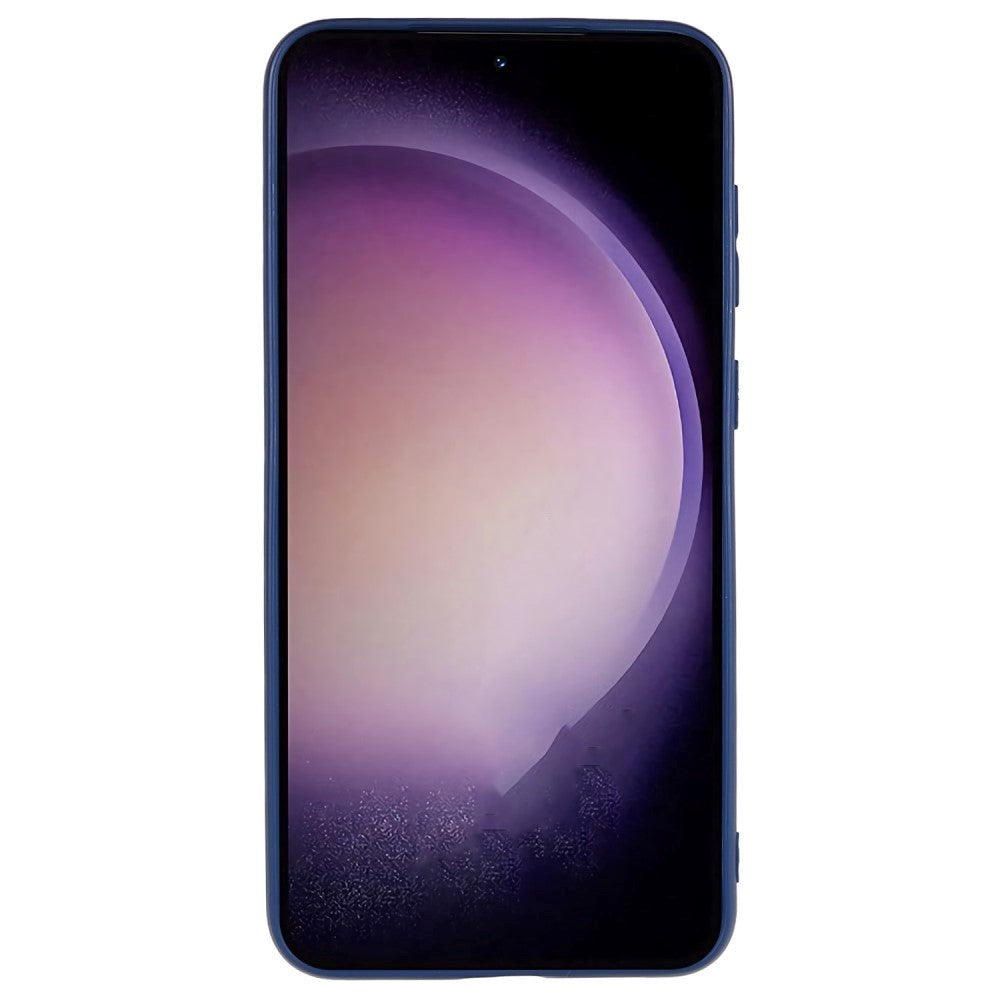 Samsung Galaxy S23 Deksel i Matt Fleksibel Plast - Blå
