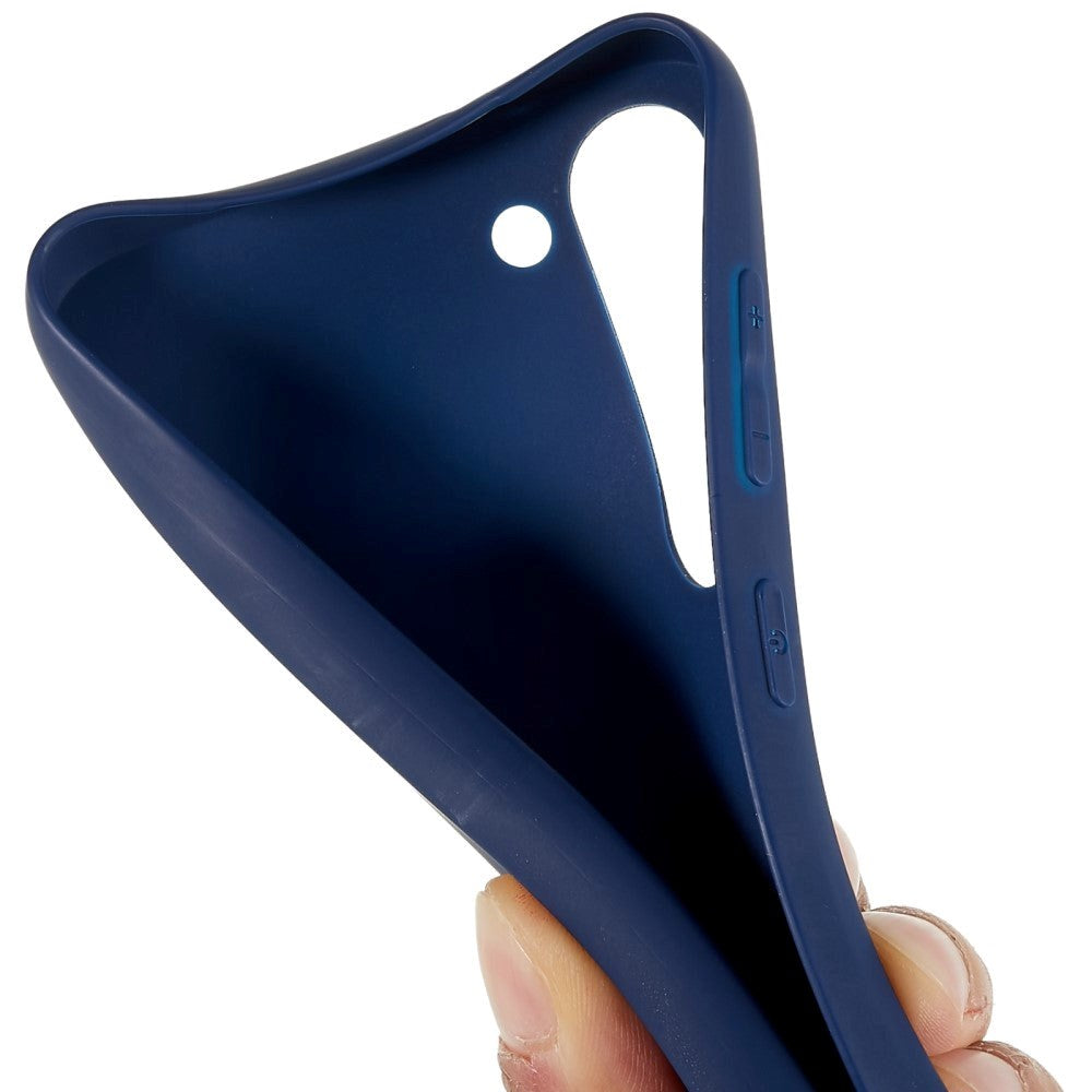 Samsung Galaxy S23 Deksel i Matt Fleksibel Plast - Blå