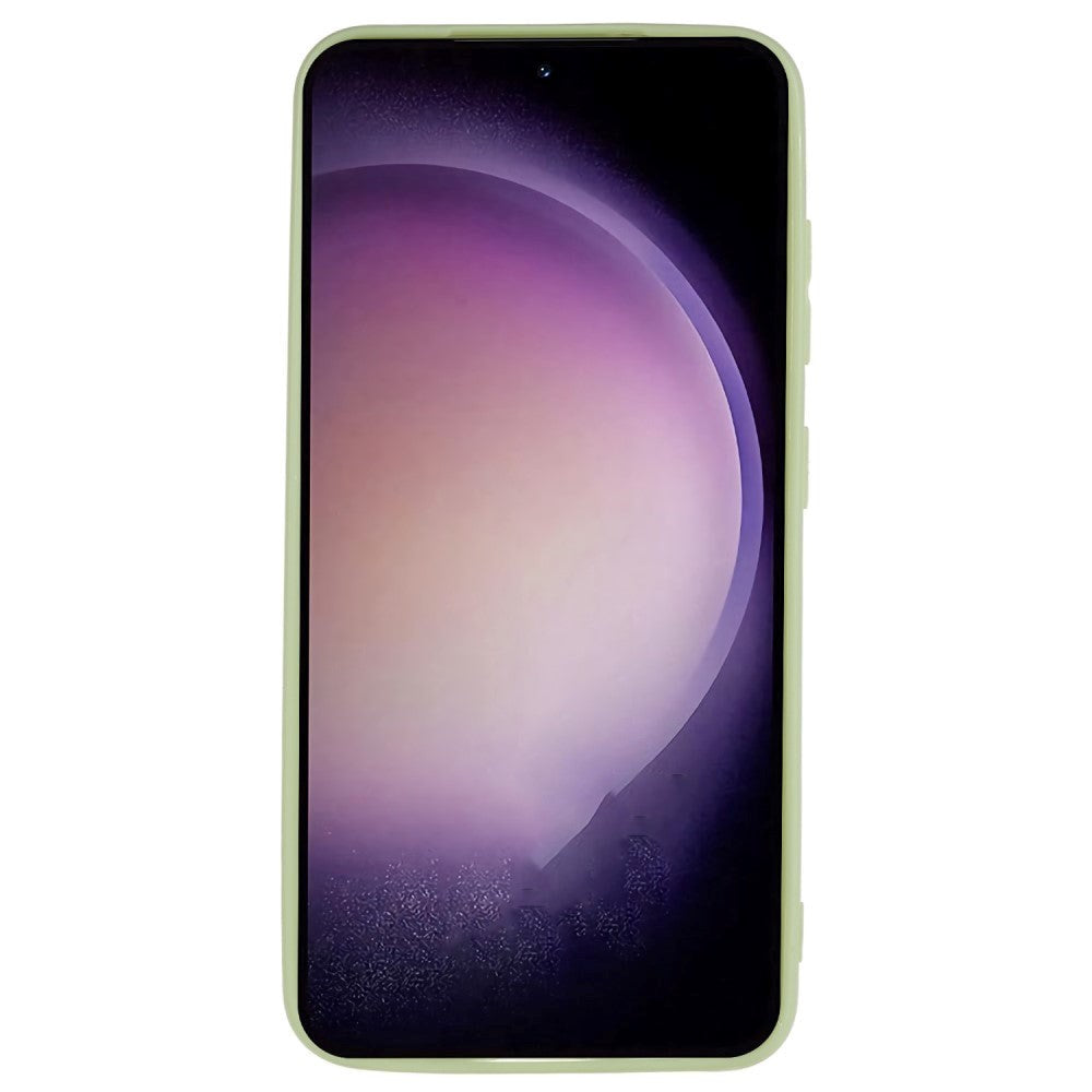 Samsung Galaxy S23 Deksel i Matt Fleksibel Plast - Grønn