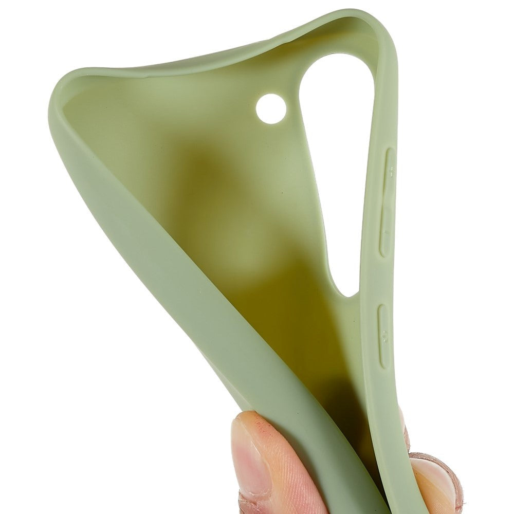 Samsung Galaxy S23 Deksel i Matt Fleksibel Plast - Grønn