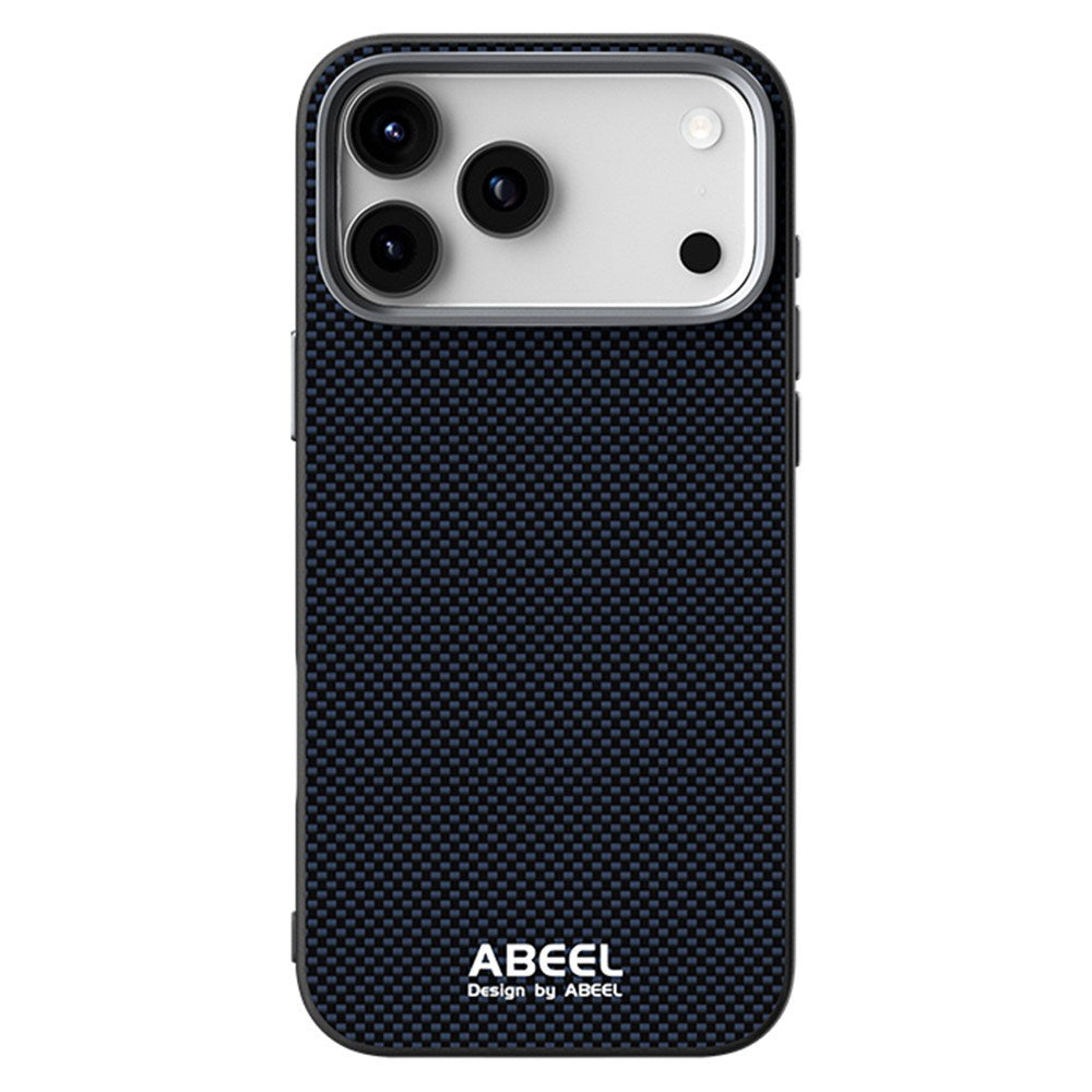 iPhone 18 Pro / 17 Pro ABEEL MagSafe-kompatibelt Aluminiumsdeksel - Svart