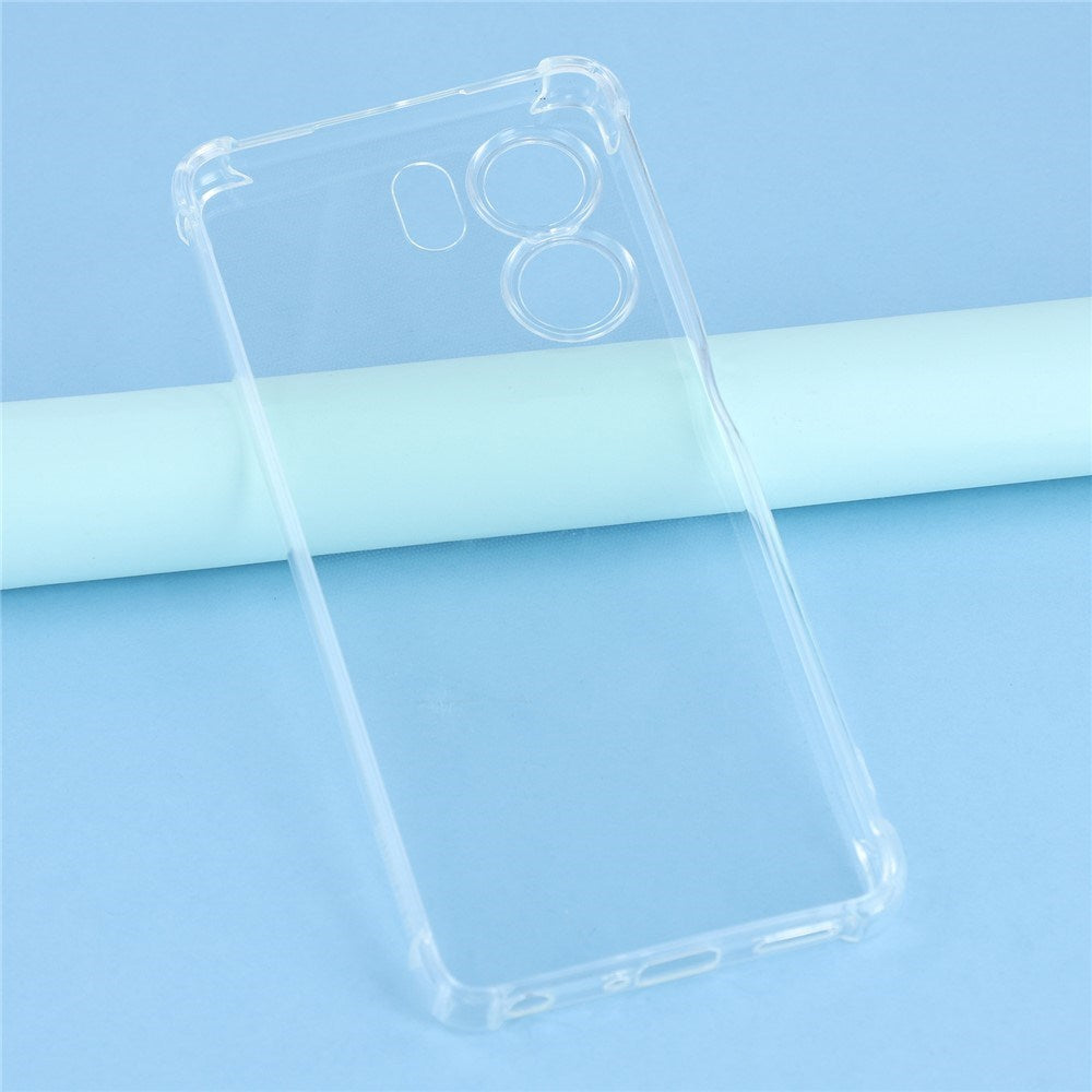 OPPO A5x (5G) / OPPO A5x (4G) EIDERWOOD Plast Deksel med Støtdempende Hjørner - Gjennomsiktig
