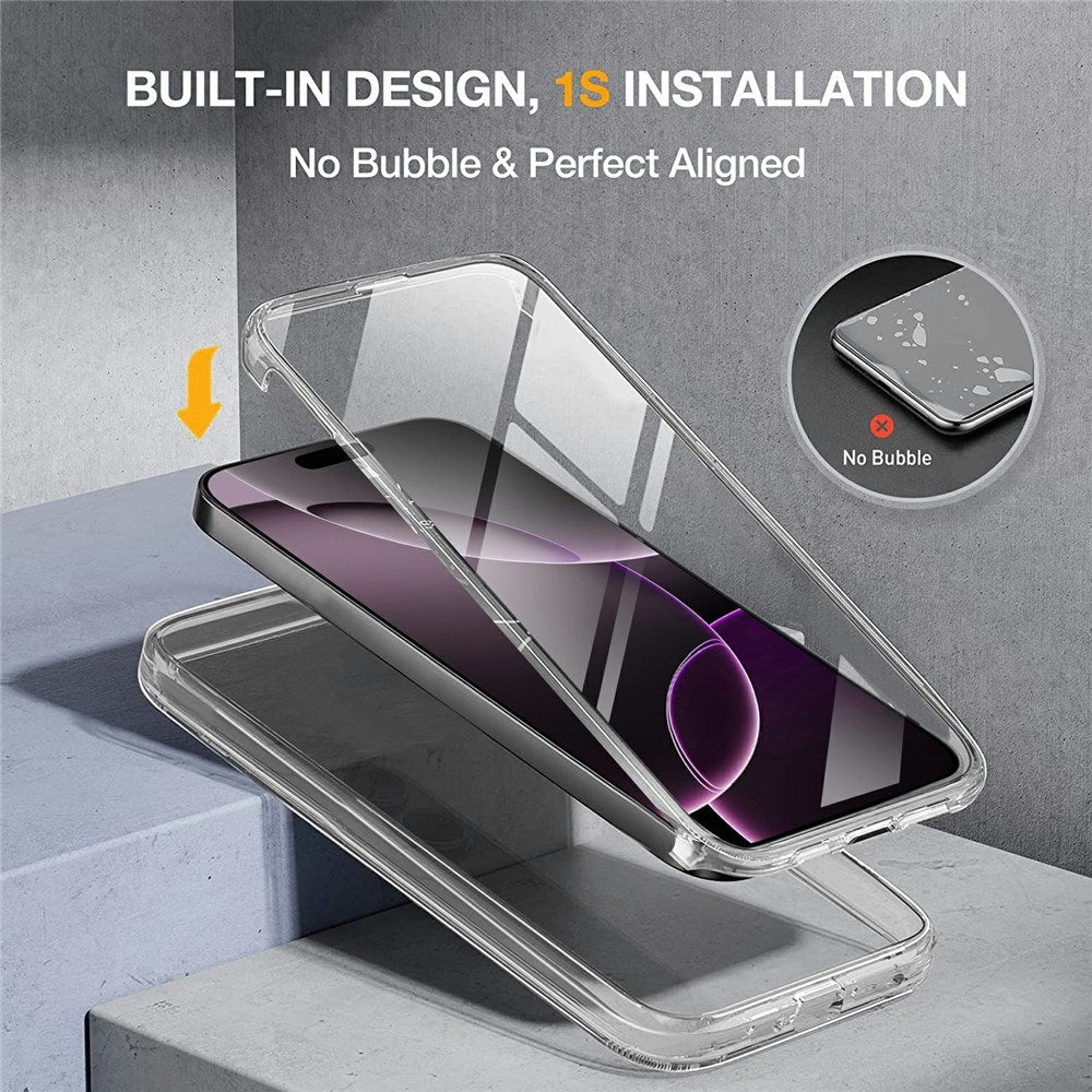 EIDERWOOD iPhone Air Hybrid Deksel med Innebygd Skjermbeskytter - Gjennomsiktig