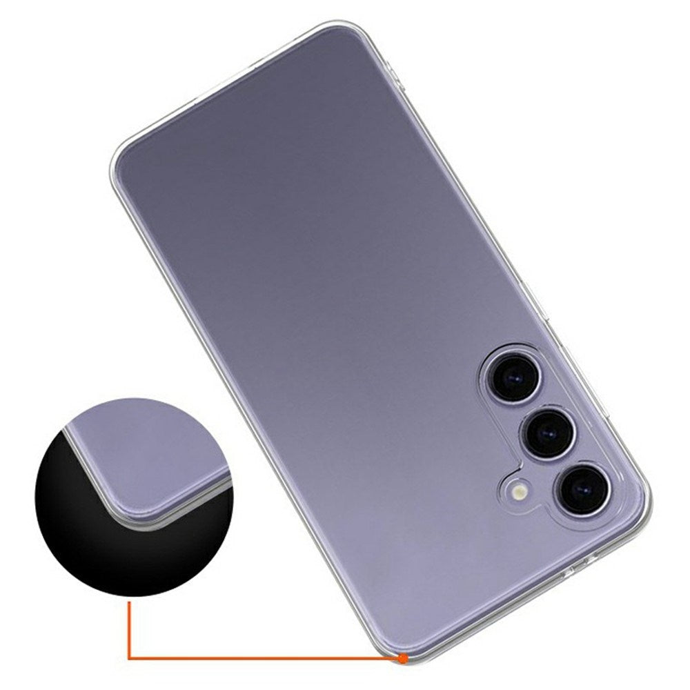 EIDERWOOD Samsung Galaxy S25 FE Fleksibelt Plast Deksel - Gjennomsiktig