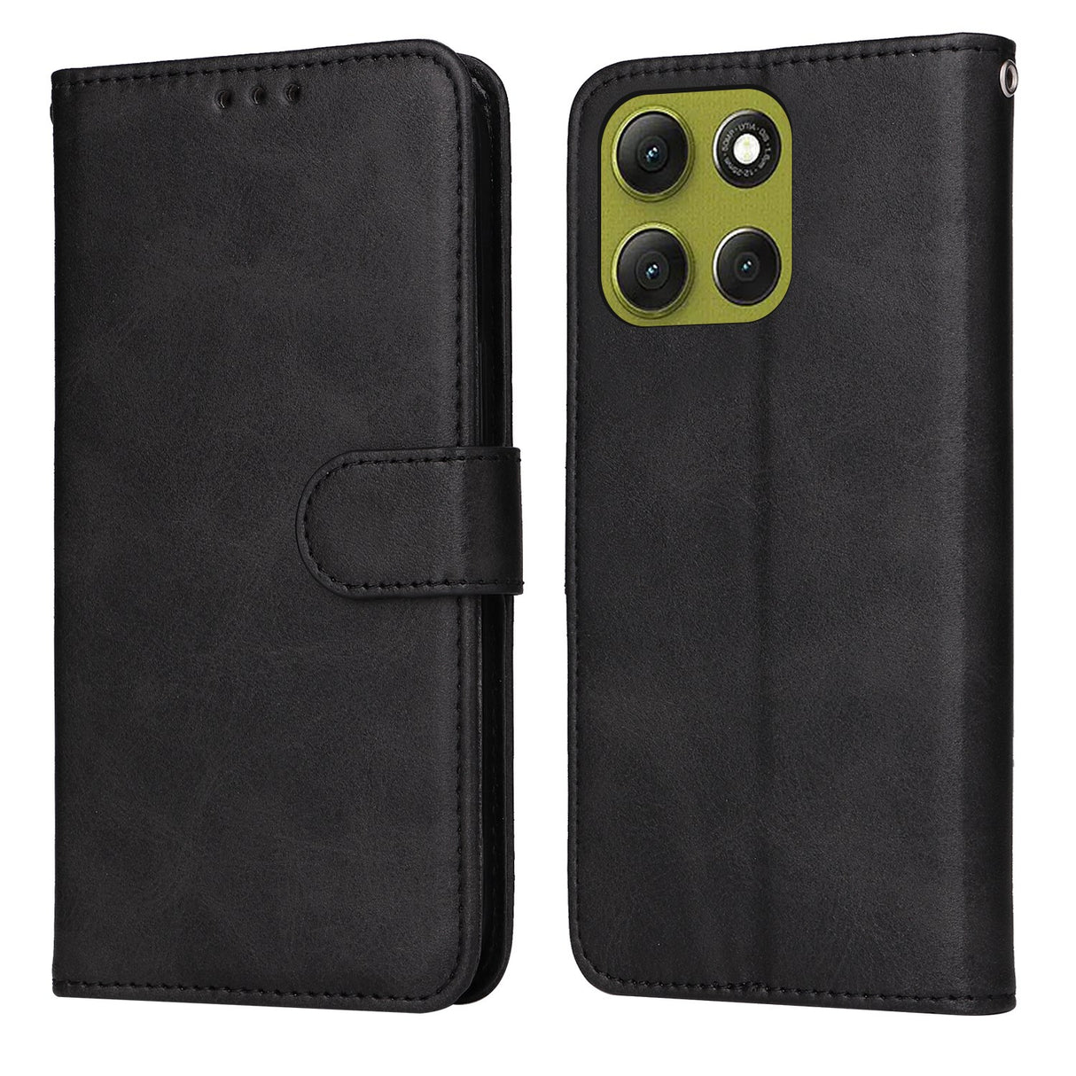 EIDERWOOD Motorola Moto G86 / G86 Power Kunstskinn Flip Deksel m. Strop - Svart