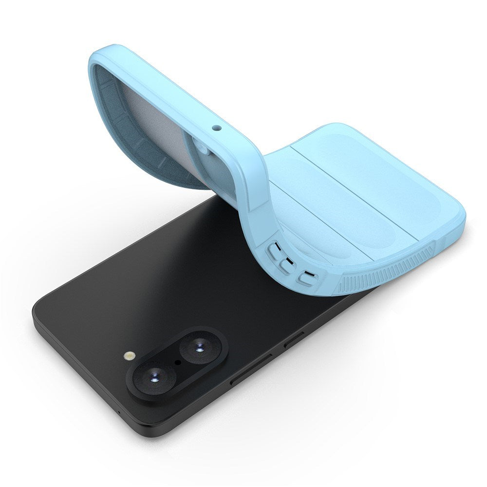 EIDERWOOD OnePlus Nord CE5 Fleksibelt Plast Deksel - Lysblå