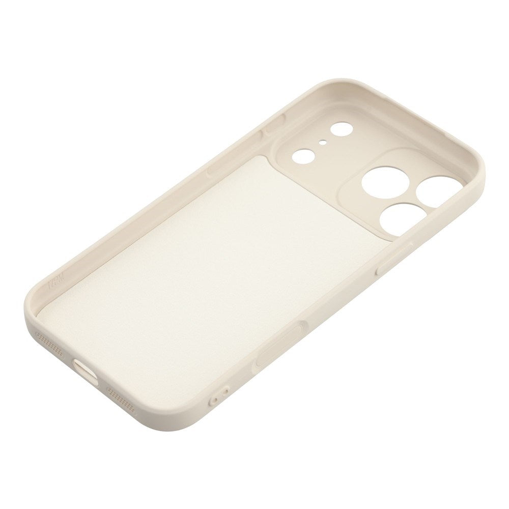 EIDERWOOD iPhone 17 Pro Max Fôret Fleksibelt Plast Deksel - Beige