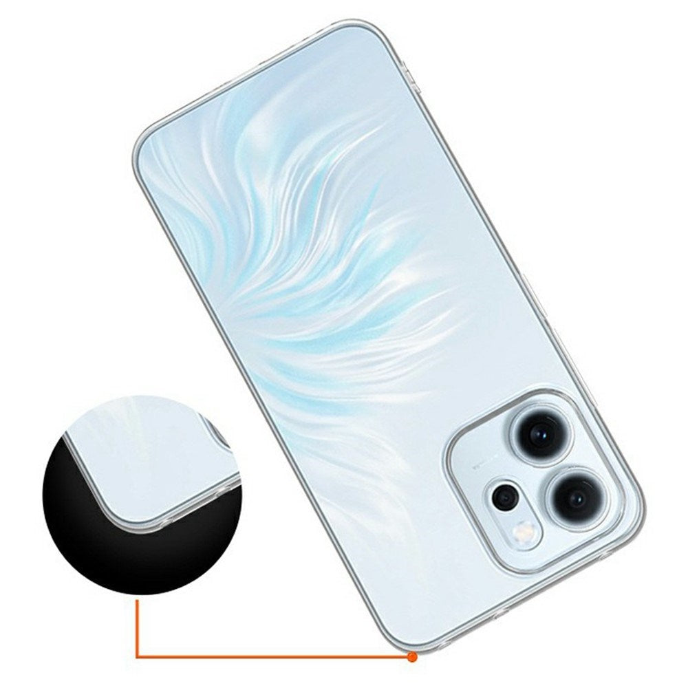 Oppo Reno14 F (5G) EIDERWOOD Fleksibelt Plast Deksel - Gjennomsiktig