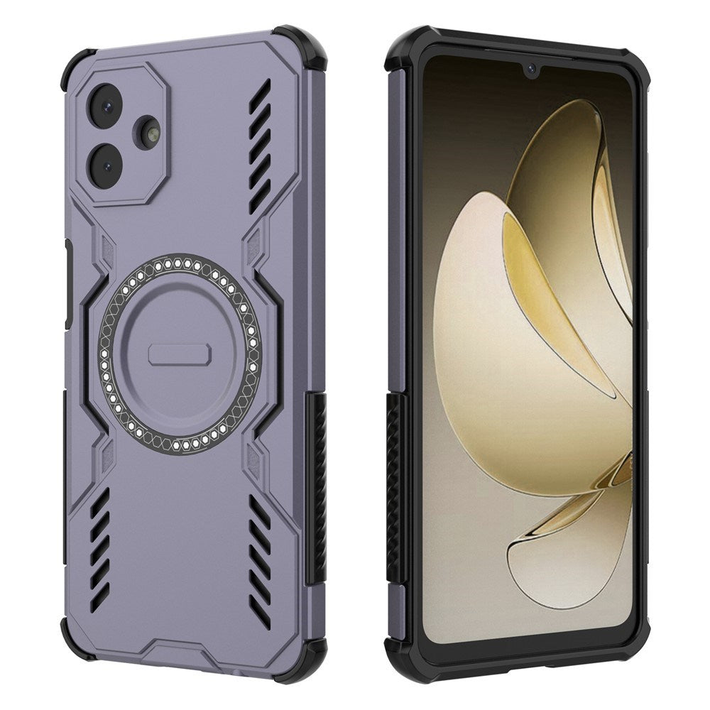 EIDERWOOD Samsung Galaxy A07 Håndverker Deksel m. Varmeavledning - MagSafe Kompatibel - Lilla