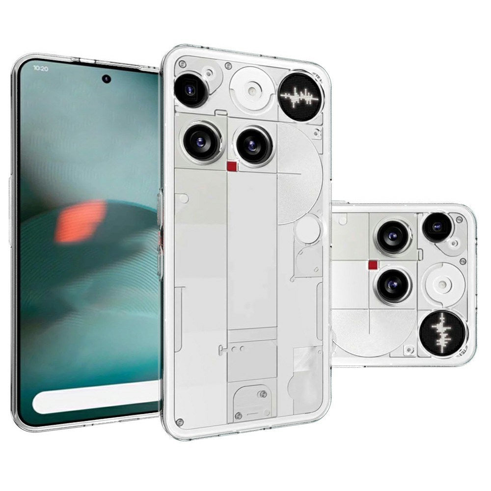 Nothing Phone (3) EIDERWOOD Slim Plast Deksel - Gjennomsiktig